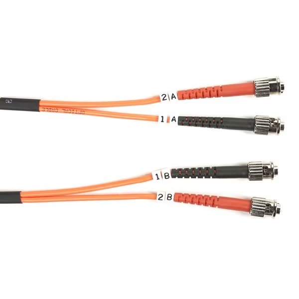 Fiber Patch Cable 1M Mm 62.5 St To St, Black Box, Mfr#: FO625-001M-STST